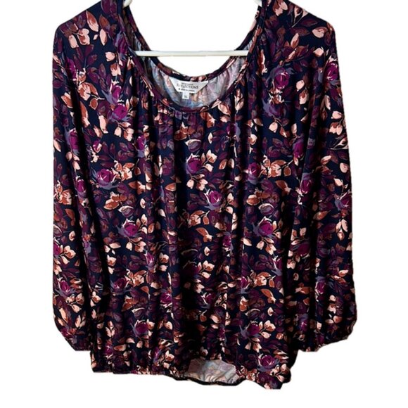 Northern reflection Floral Print Womens Top - Multicolor size XL - Picture 2 of 6